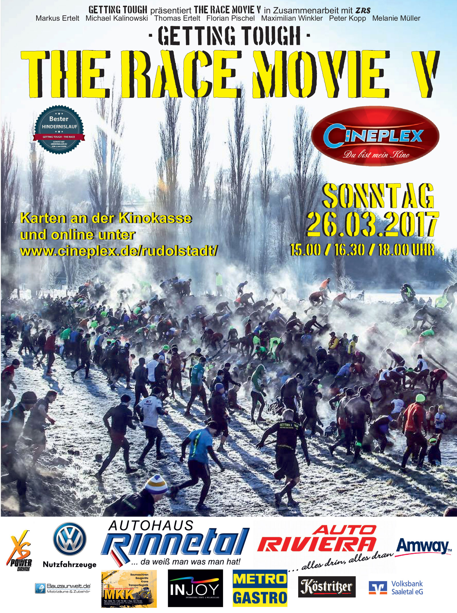 Kinoplakat THERACE MOVIE V